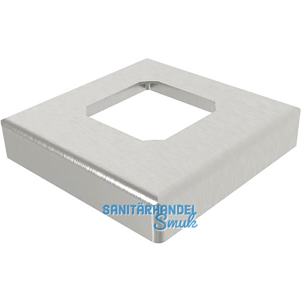 ECONOMY Abdeckkappe f�r Bodenanker / Halter f�r Glas, 108 x 108 mm,Edelstahl V4A