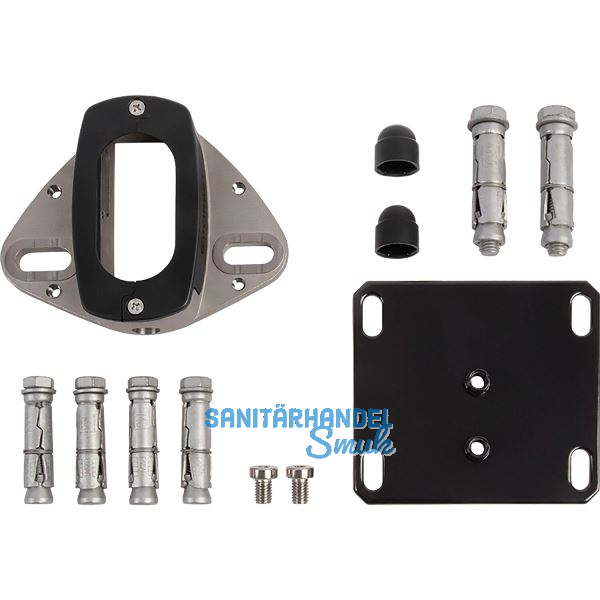 Bodenbefestigungsset f�r Einbau- T�r/Torschlie�er INTERIO