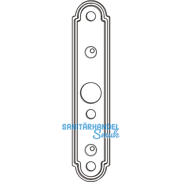 MACO RUSTICO Unterlage f�r Ladenplattenkloben MMV fix 1 mm schwarz