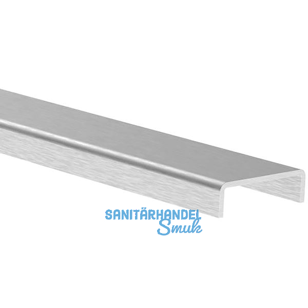 ECONOMY Kantenschutzprofil 24,5x6 mm, L=6000 mm, Glas 20-21,52 mm, Edelstahl