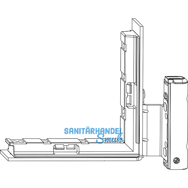 MACO Falzecklagerband DT130 mit �V 12/18-13 mm mit Unterlage wei� links