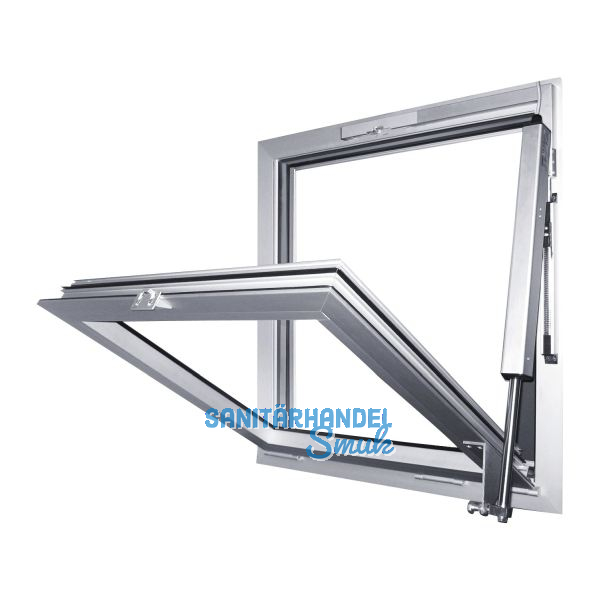 GEZE RWA 100 NT mit E250NT, Hub 200 mm, Aluminium silber eloxiert