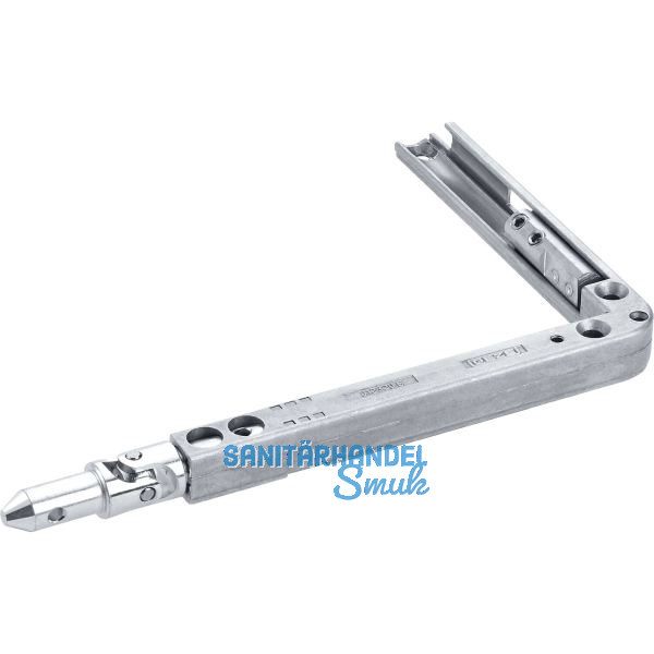 GEZE OL90N/OL95 Eckwinkelgetriebe FZ 90 f�r Kurbelstange, rechts, Stahl verzinkt
