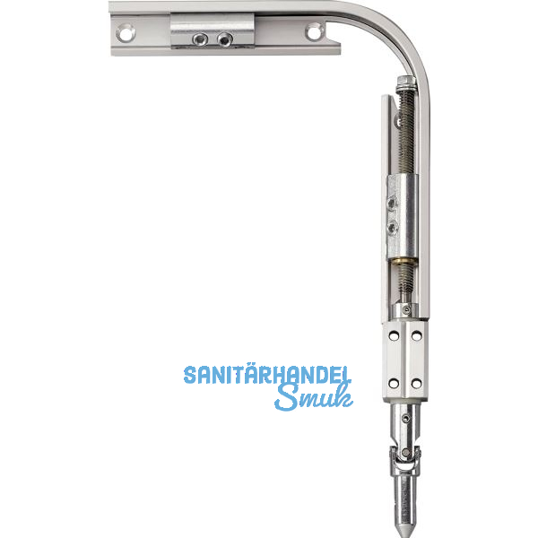 GEZE Eckwinkelgetriebe FZ 100 biegbar f�r Kurbelstange, Stahl verzinkt