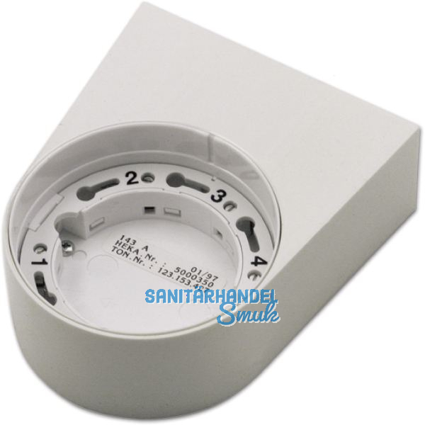 Montagesockel f. Wandmontage 143 W, Kunststoff wei�