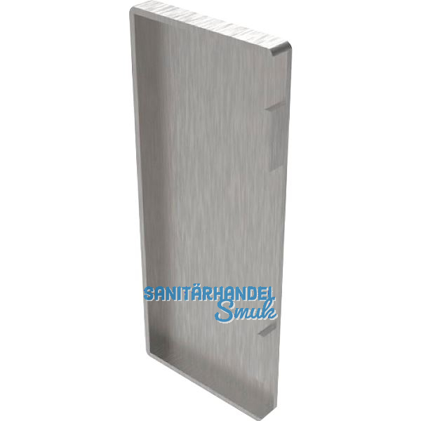 ECONOMY Endkappe f�r Bodenprofile 0005,zur vorgesetzten Montage,silber eloxiert