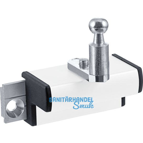 GEZE OL90N/OL95 Fl�gelbock Standard f�r Holzfenster Euronut, Alu wei� RAL 9016