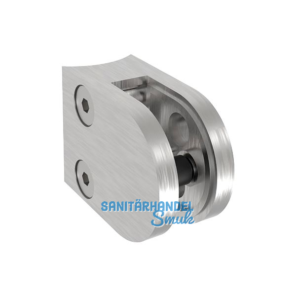 ECONOMY Glasklemmbeschlag f�r Rundrohr 33,7 mm, f�r Glas/Blech,Edelstahl V2A