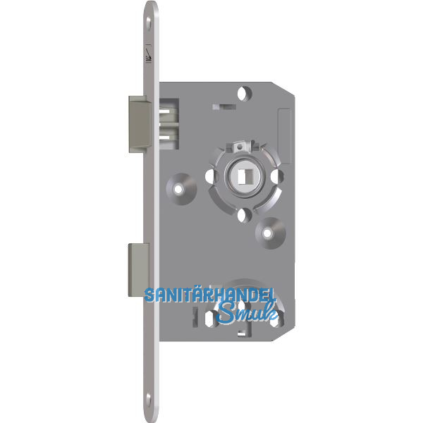 SAG Einstemmschloss 1 246000 BB,DM 55,Stulp 235x18x3mm, links, silber lackiert