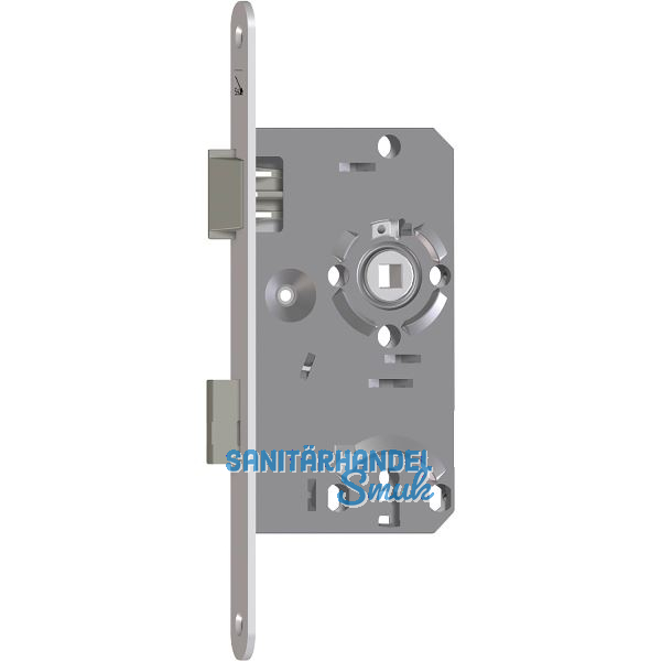 SAG Einstemmschloss 1 207000 BB,DM 55,Stulp 235x20x3mm, links, silber lackiert