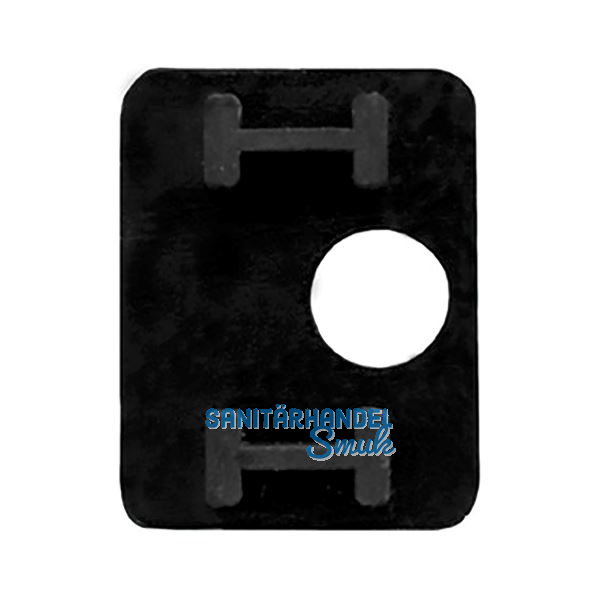Einlage zu Glasklemmbeschlag Modell 26 f�r 12 mm Glas, Gummi