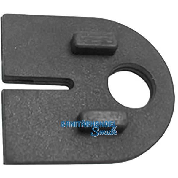 Einlage zu Glasklemmbeschlag Modell 22 f�r 10,76 mm Glas, Gummi