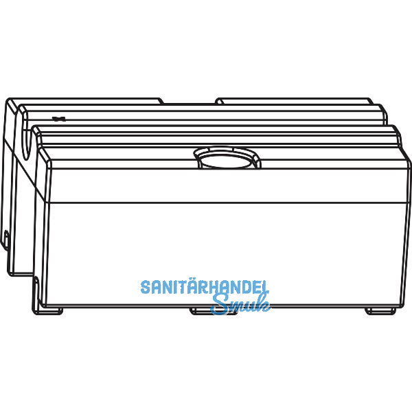 MACO HS Stangenf�hrung f�r Laufschiene flach, PROFINE PremiDoor, silber (364134)