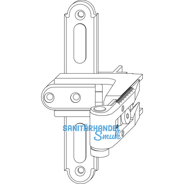 MACO RUSTICO Ladenkreuzband BLR gekr�pft Gr. 2, verstellbar, schwarz (56970)