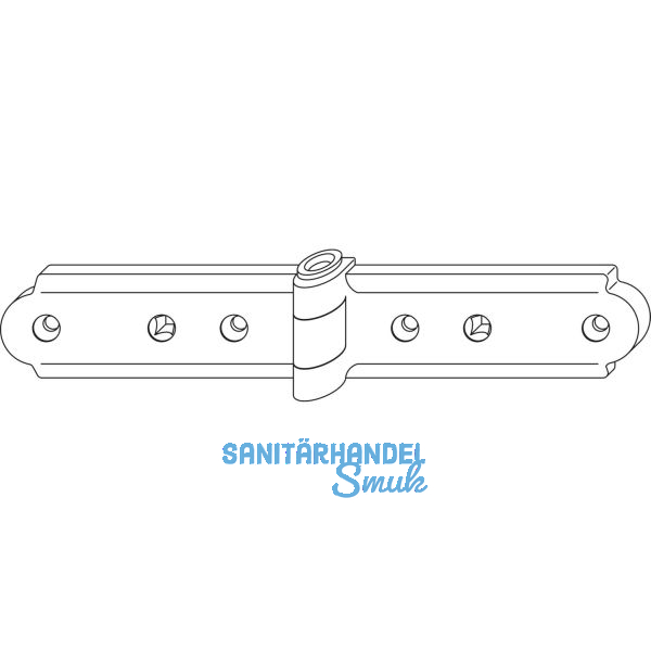 MACO RUSTICO Gratleistenband f�r Faltl�den, Ladenabstand 13 mm, schwarz (14068)