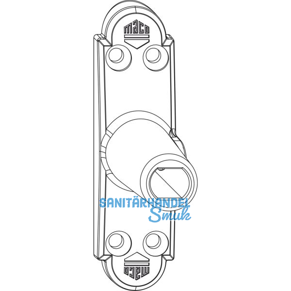 MACO RUSTICO Ladenhaltekonsole BLR 25 x 20, f�r Gr. L85, schwarz (209475)