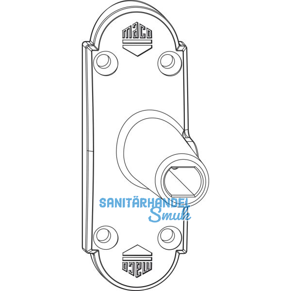 MACO RUSTICO Ladenhaltekonsole BLR 35 x 35, f�r Gr. L105, schwarz (209477)