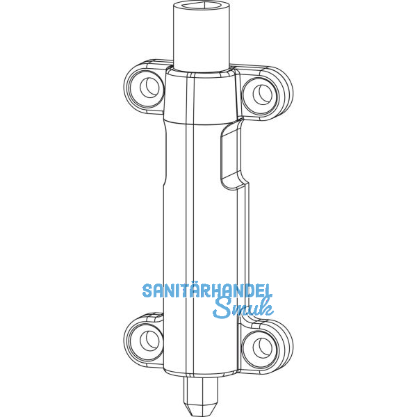 MACO RUSTICO Ladenendverschluss m. Stangenausschluss, rechts schlie�end, schwarz