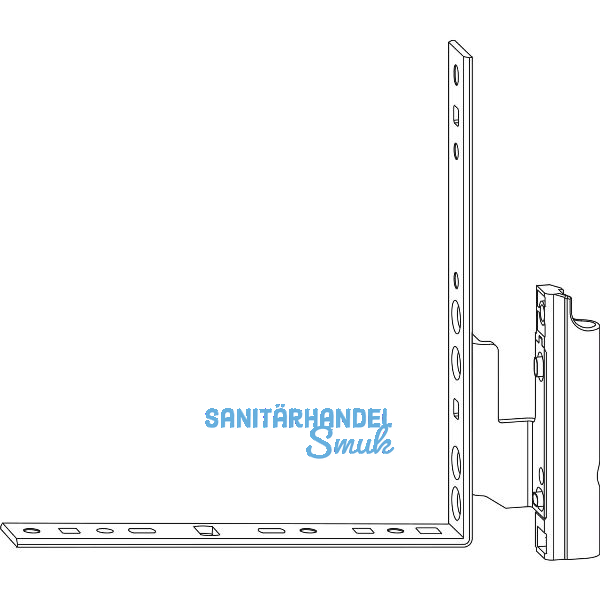 ROTO NX Falzeckband T ohne Nutf�hrung Holz 12/18-13 Schwelle 39 mm silber links