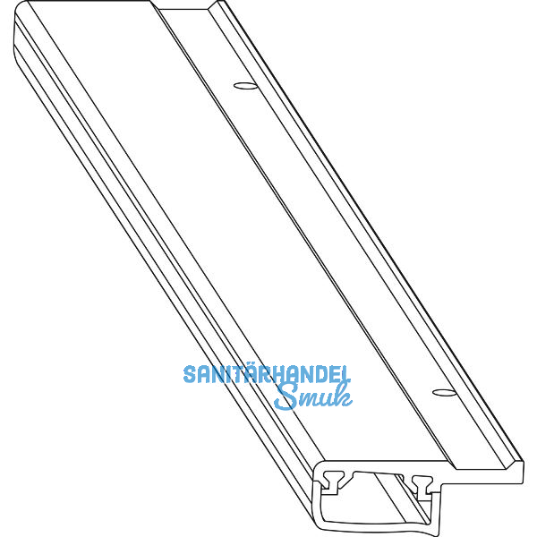 MACO HS Obere Dichtungsschiene f�r schmalen Querbalken, L=2000 mm, silber