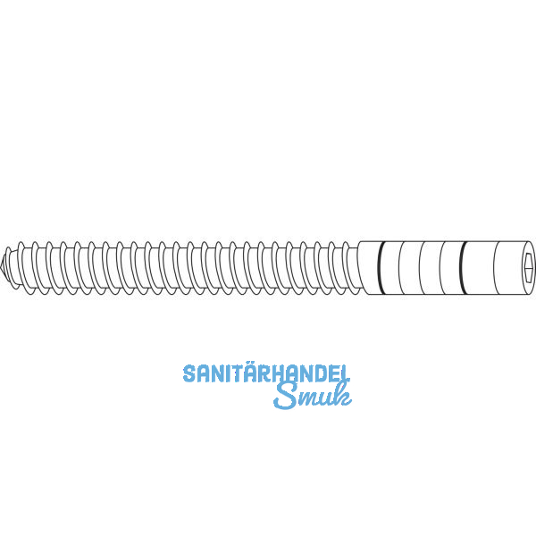MACO RUSTICO Beschl�getr�ger Gr. L180 f. Ladenhalter, ohne D�bel, schwarz