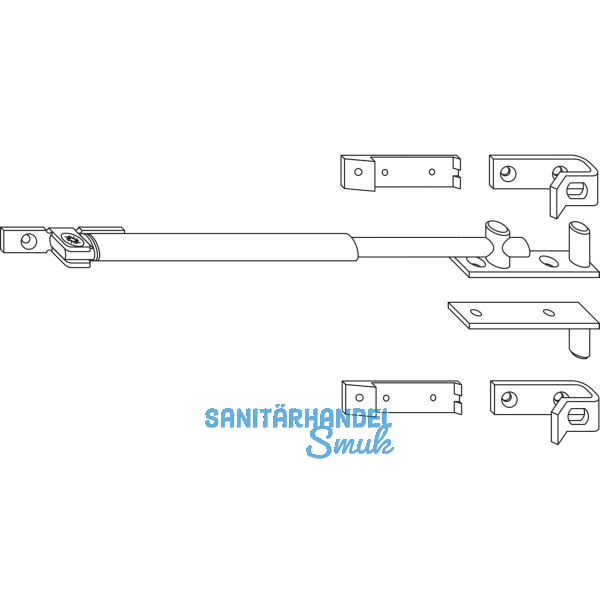 MACO RUSTICO Faltladengest�nge f�r Ladeninnen�ffner, schwarz (11280)