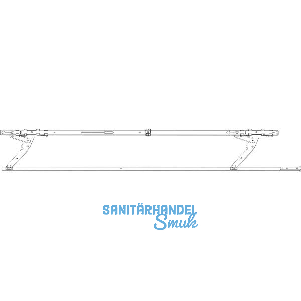 ROTO Patio Alversa HK Verst�rkungsteile-Set 160 F1 silber