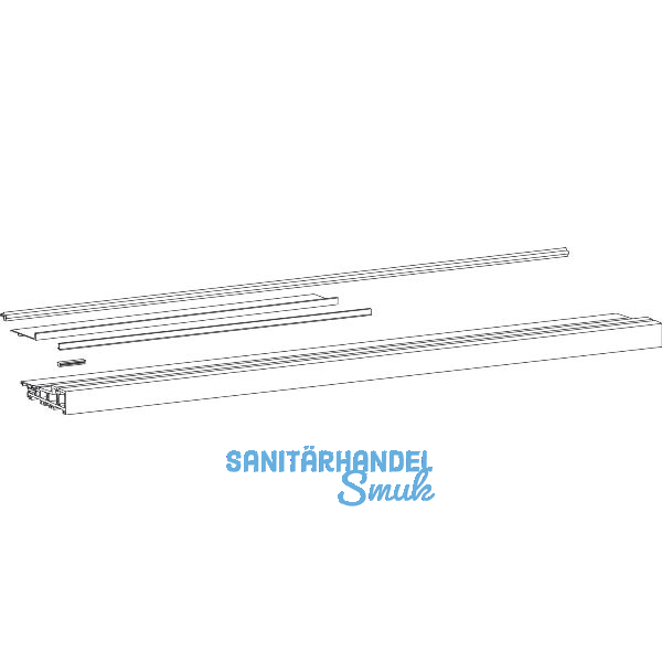 HAUTAU ThermoTop 2.1 Bodenschwellen-Set REHAU Geneo, L=3500 mm, grau