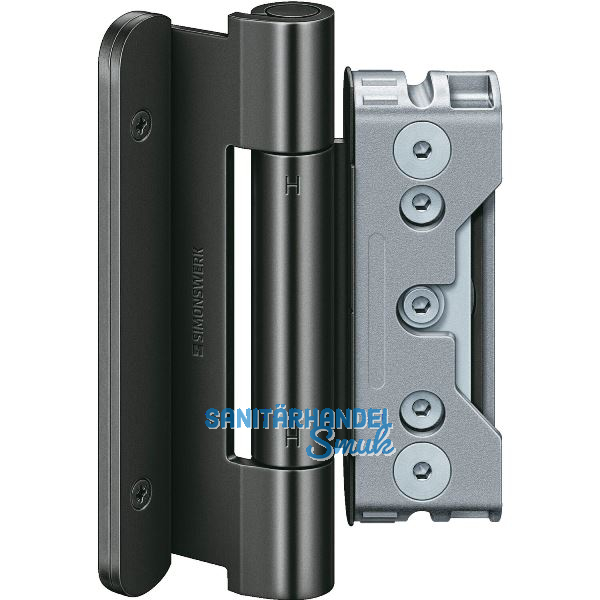 T�rband BAKA Protect 4010 3D FD MSTS Stiftsicherung, 1Satz=3Stk. Stahl schwarz