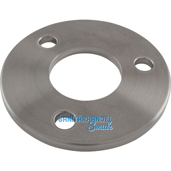 ECONOMY Ronde gelocht f�r Rohr � 42,4 mm,Edelstahl geschliffen V2A