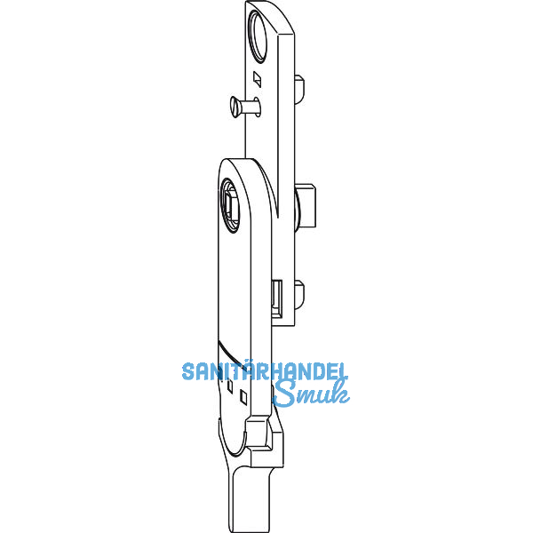 WINKHAUS Duofunktionselement DFE-P, Pendelvariante, silber
