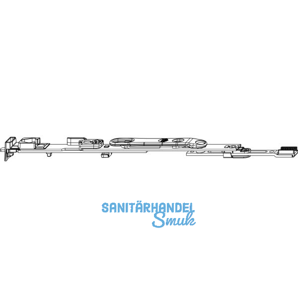 MACO MM Endverschluss Stulpfl�gelgtr. Beschlagsnut unten,KS,Spreizhebel (209648)