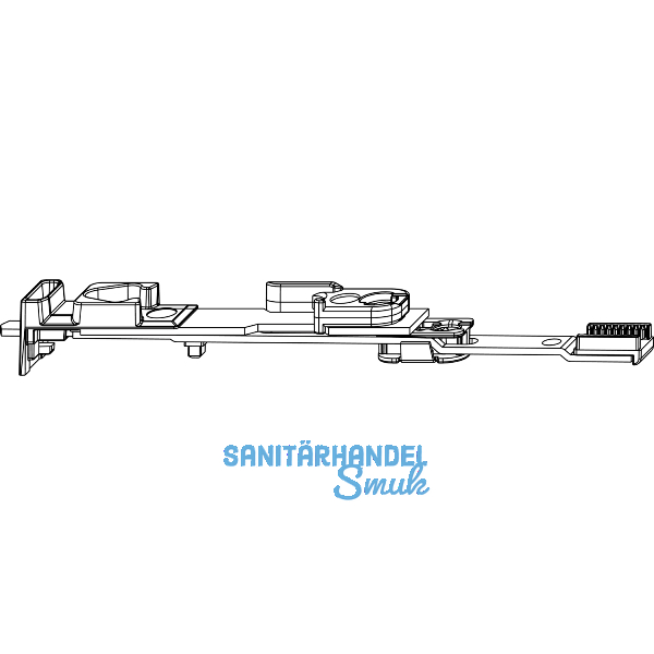 MACO MM Endverschluss Stulpfl�gelgtr. Beschlagsnut unten, Kippschwinge (209637)