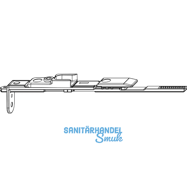 MACO MM Endverschluss Stulpfl�gelgetriebe Euronut oben mit Schlie�teil