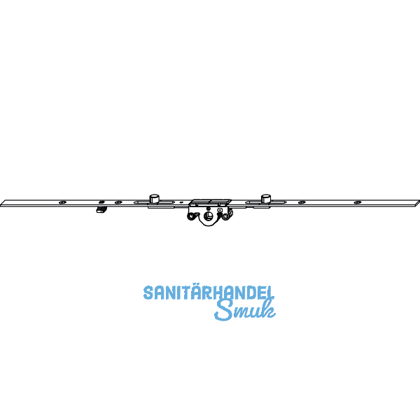 MACO MM Kantenverschluss mittig 2VZ, DM 15 mm, FFB 300-500 mm (211989)