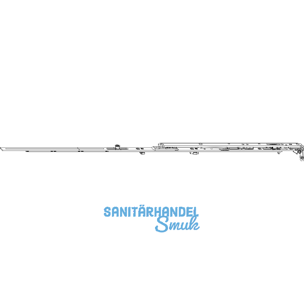 MACO MM Winkelbandschere mit Sparl�ftung 1iS Gr. 800 silber rechts (211898)