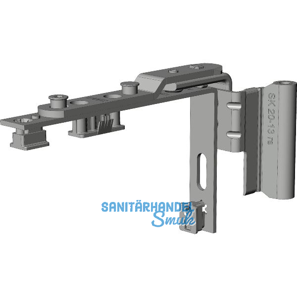 WINKHAUS Drehlager DL.K.ET.20-13.RS.WS, 12/20-13V, 130kg, rechts, wei�