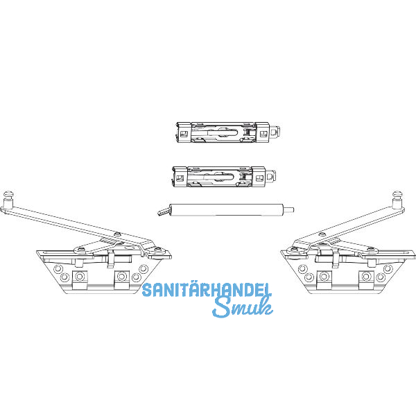 MACO SKB-S/SE Gleitschere einstellbar, links + rechts, silber (103843)