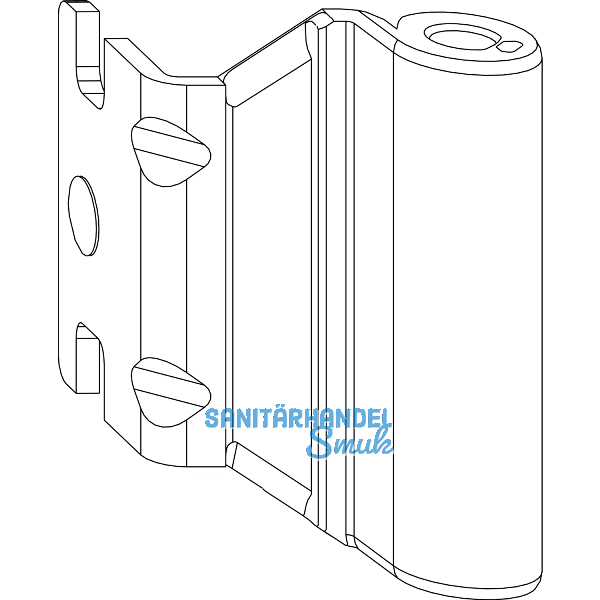 MACO Bandwinkel AS/PVC 12/18-10 mm, 120 kg, silber (58619)