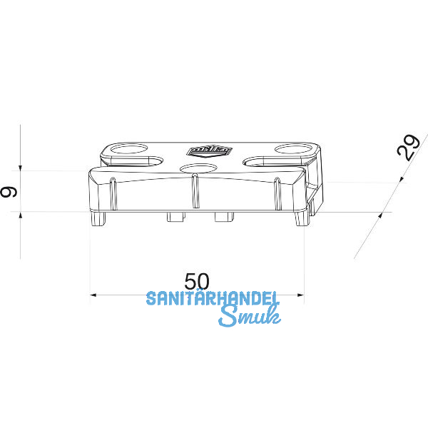 MACO Schlie�teil iS PVC 12/20-13, TROCAL, KBE, K�MMERLING, silber (362010)