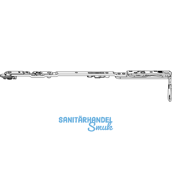 MACO MM DK-Scherenarm POWER Sparl�ftung 13V FT24 FFB 370-800 mm silber links