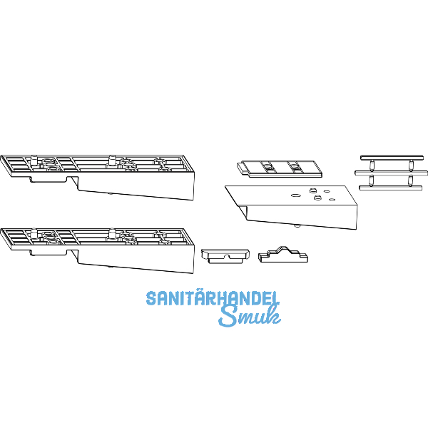 MACO Fiber-Therm Zubeh�r 78/28, Laufschiene flach, Schema A, silber (102740)