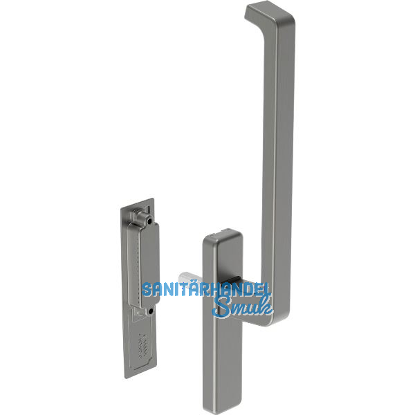 GU HS Drehgriffgarnitur DIRIGENT 180� Griff innen ohne PZ Muschel au�en silber