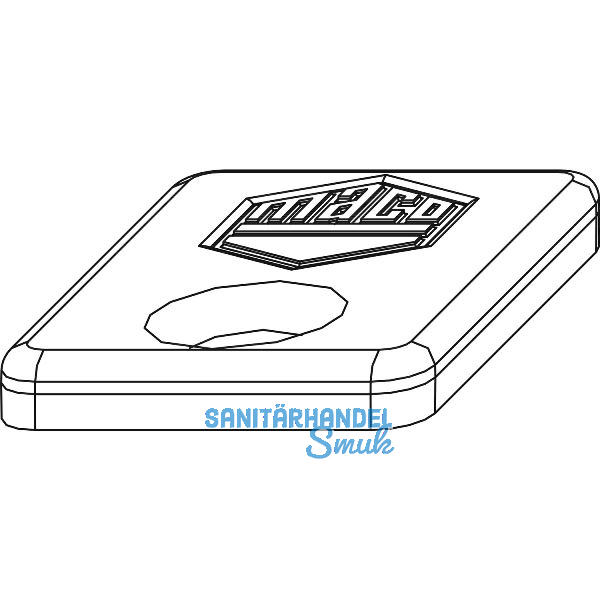 MACO MM Stulpniederhalter f�r kurze Getriebe, silber (213287)