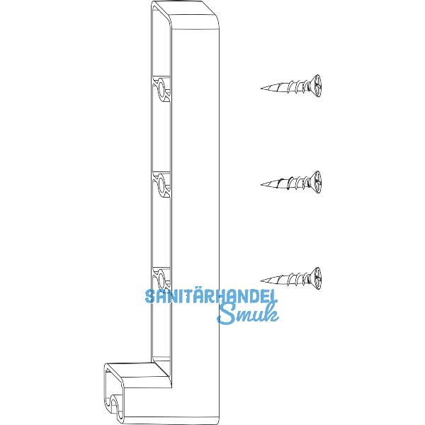 MACO HS Fl�gelpositionierer f�r Kunststoffprofile, silber (102949)