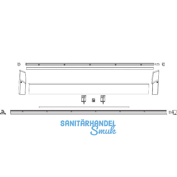 MACO SKB-S/SE/Z/PAS Profil-Set Gr. 4 FFB 1251-1450 mm L=3030 mm braun