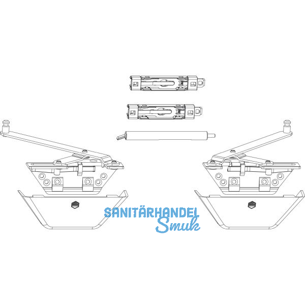 MACO SKB-S/SE Grundkarton Gleitschere FFB 620-1650 mm wei� (103074)