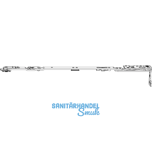 MACO MM DK-Scherenarm POWER Sparl�ftung 13V FT30 FFB 801-1300 mm silber links