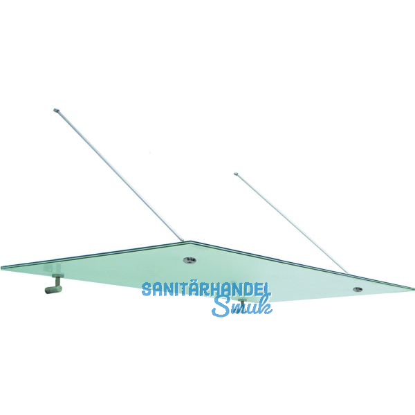Glasvordachbeschlagset AL-Sky Light 1000, Edelstahl