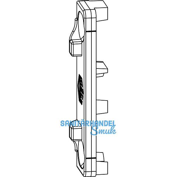 MACO Anpressverschluss verdeckt Rahmenteil Euronut 6/8/4 (94478)